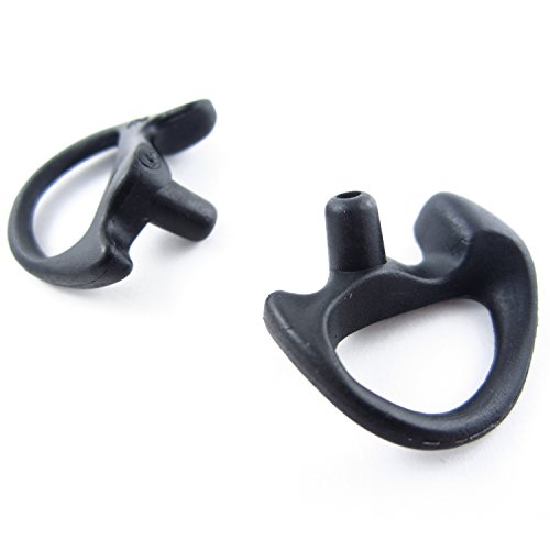 TCG Left and Right Medium Black Semi-Custom Open Ear Insert Earmolds