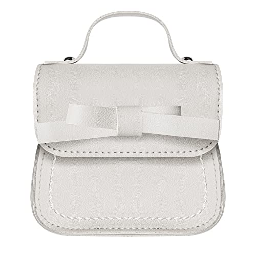 Bolso de hombro para niñas Bolso para niños pequeños con flor Mini monedero Monedero Monedero pequeño para niños pequeños 2-5 años Altura 80-110cm / 31.5"-43.3" (Beige) Cover