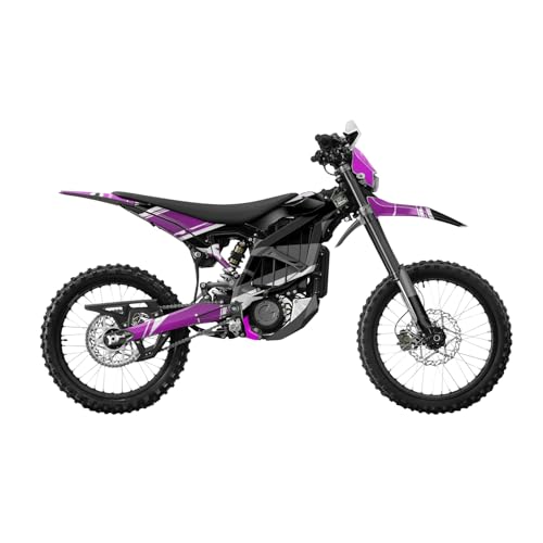 Image of Surron Ultra Bee Graphics Kit Wrap - Magenta Brush - Sur-Ron Skin - Premium 3M Vinyl Protective Wrap Decal Cover - Easy to Apply | Crafted in The USA by MightySkins