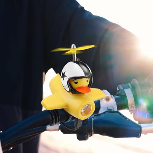 Evita accidentes infantiles con la campana de pato para bicicleta y luz de seguridad