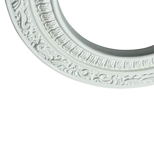 Recessed Spot Light Trim White Urethane Recessed Decorative Ceiling Medallion 6" Id X 10" Od Light Rosette Water Resistant Ceiling Moulding Renovators Supply Manufacturing Pack Of 10 #TOP6