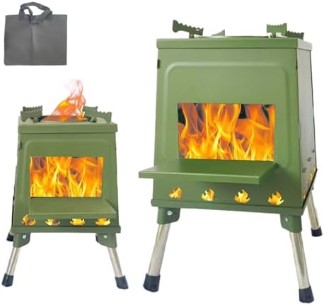 Small Camp Wood Stove with Carrying...