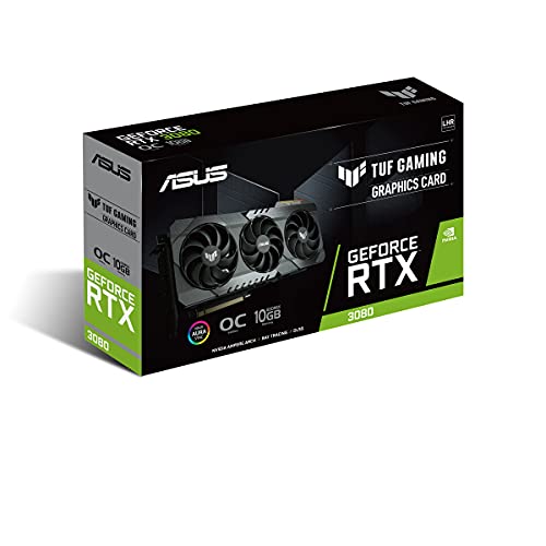 PLACA DE VIDEO ASUS GEFORCE RTX 3080 OC TUF GAMING V2 10GB GDDR6X 320-BIT TUF-RTX3080-O10G-V2-GAMING