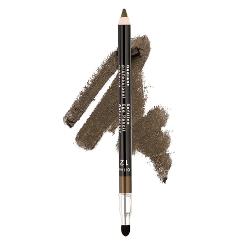 Radiant Professional Waterproof Eyeliner Pencil with Smudger Tool