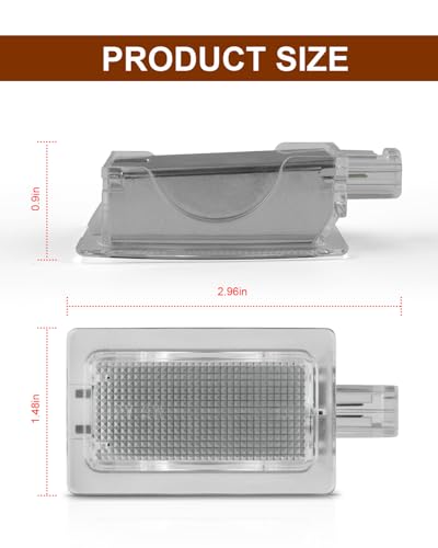 Luz LED para sombra de puerta compatible Dodge y Chrysler miniatura 5