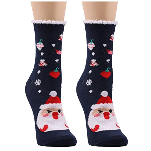 Wollen Sokken Voor Winter Christmas Santa Claus Sokken Wollen Animal Fashion Christmas Socks Dames Warm Comfortabele Tube Sock Warme Zachte Geschenken Wintersokken Set Voor Dames En Heren - Afbeelding 6