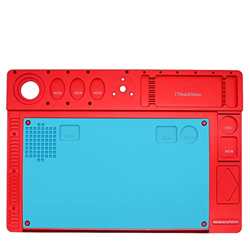 Microscope Microscope Aluminum Alloy Pad(Red)