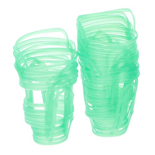 GOOHOCHY 20個 輸液ボトル用プラスチックメッシュカバー 通気性良好で内容物確認可能 輸液ネットホルダー 病院用生理食塩水ボトル保護用