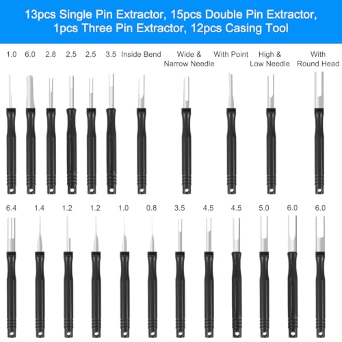 Image of Kikerike Terminal Removal Tool Kit (41Pcs-Black)