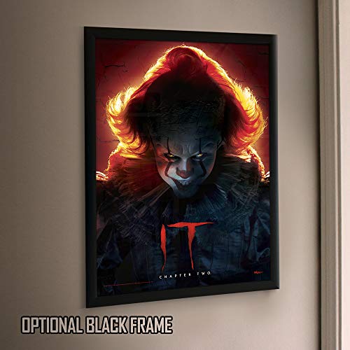 Mightyprint It Chapter 2 – Pennywise The Dancing Clown – Deadlights – Stephen King Horror - Durable 17” X 24" Wall Art – Not Made Of Paper – Officially Licensed Collectible #TOP5