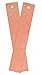 Realeather Crafts C013308 Leather Bookmarks, 7-Inch by 1.25-Inch, 8-Pack