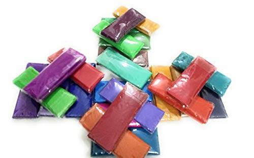 Cotton Colors Silk Blouse Piece Material for Women, Unstitched, Combo of 25 (1 meter each) - Navratri Special, Durga Puja Special, Oti Bharan, Ugadi Special -CA61