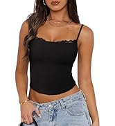 PINKMSTYLE Womens Bustier Corset Tops Spaghetti Strap Camisole Tank Tops Y2K Date Night Going Out...