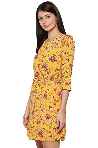 Image of Allen Solly Women's Rayon Classic Mini Casual Dress