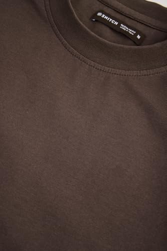 Image of SNITCH Men Polo Plus Size T-Shirt | Knitted Solid Polo with Contrast Tipped Collar & Logo Embroidery | 100% Cotton Breathable Lightweight Smart Casual Wear