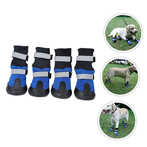 Chaussures de neige pour chien antidérapantes et bottes chaudes imperméables