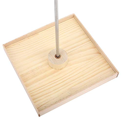Hffheer Pet Parrot Stand Wooden+Metal Parrots Playstand Perch Gym Stand Playpen Ladder Bird Playground Parrot Perch Gym Stand Playpen Parrot Cage Toys for Parakeet Conure Cockatiel Cage Accessories - Thumbnail 3