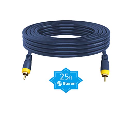 Steren 254-125Bl 25-Feet Rca-Rca Plug Python Gold Cable #TOP3