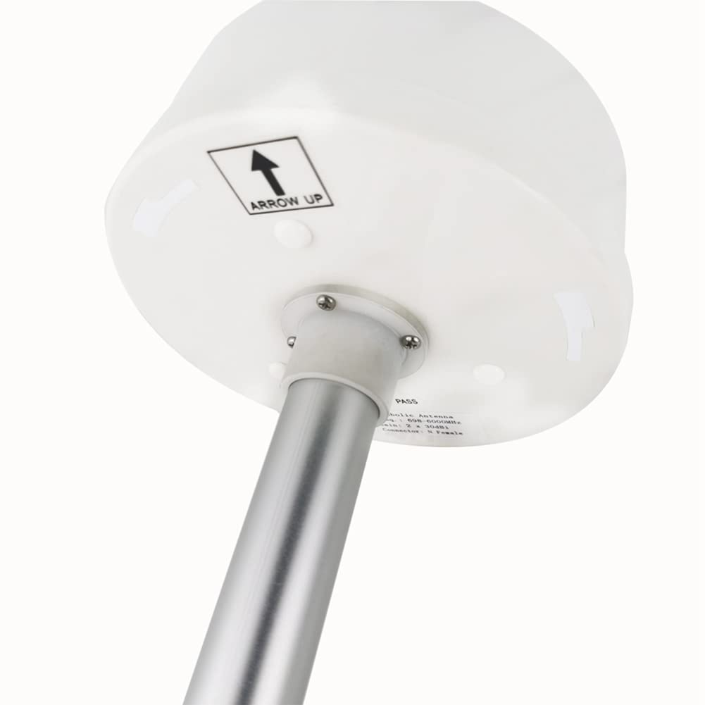 Antena Exterior 5G Revolution 698-6000MHz 4G 5G Rejilla de Antena para Teléfono Radio Televisión