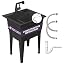 Black - 1 Handle Black Faucet