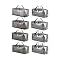 SpaceAid Heavy Duty Moving Bags, Extra Large Storage Totes W/Backpack Straps Strong Handles & Zippers, Alternative to Moving Boxes, Packing & Moving Supplies, Clear (8 Pack)