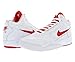 Nike Air Flight Lite Mid Trainers in White University Red 101