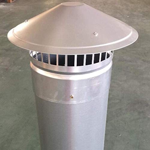 Cubierta de chimenea impermeable con extractor de lluvia redondo 5