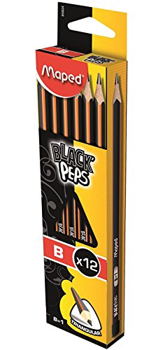 Lápices Maped Peps grafito negro pack 12 miniatura 1