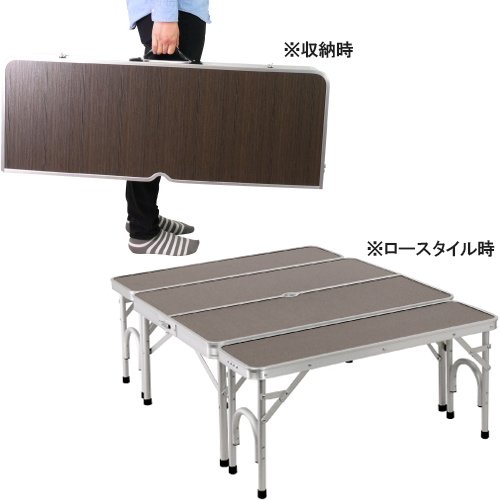Amazon.co.jp: [クイックキャンプ] アウトドア 折りたたみテーブル