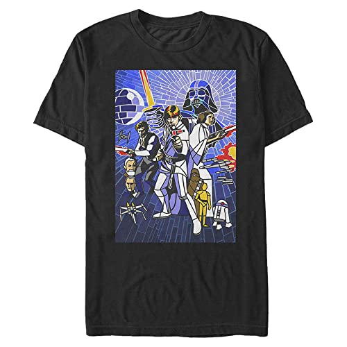 T-Shirt Star Wars Poster en Verre Homme, l'idée cadeau geek idéale