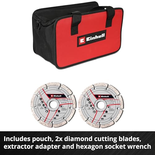 Einhell Professional PXC 36V Cordless Wall Chaser with Dust Extractor - 30mm Cutting Width, 30mm Max Cutting Depth - TP-MA 36/30 Li BL Wall Liner with 2 x Diamond Cutting Discs (Battery Not Included) 6 Einhell Professional PXC 36V Cordless Wall Chaser with Dust Extractor - 30mm Cutting Width, 30mm Max Cutting Depth - TP-MA 36/30 Li BL Wall Liner with 2 x Diamond Cutting Discs (Battery Not Included) - Image 6