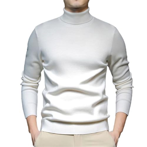 Men's Wool Sweater Autumn and Winter High Collar Leisure Wool Underwear4