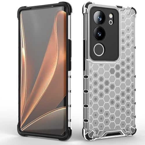 Image of Glasgow Back Case Cover Designed for [ Vivo V29 Pro 5G / V29 5G ] (Stylish Look | Shock Proof) - Transparent
