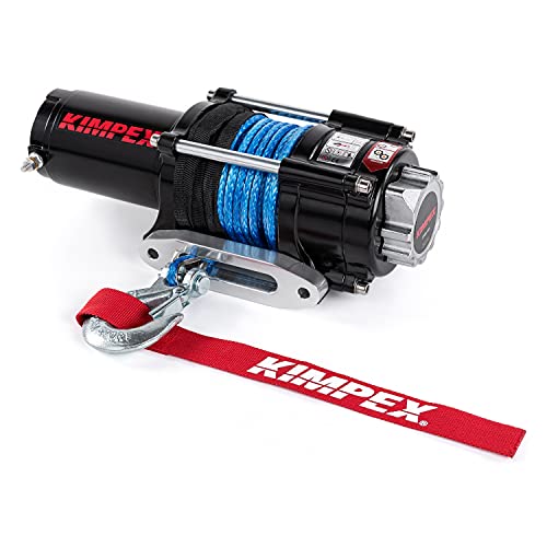 Winche eléctrico Kimpex 2500 lbs con cuerda sintética