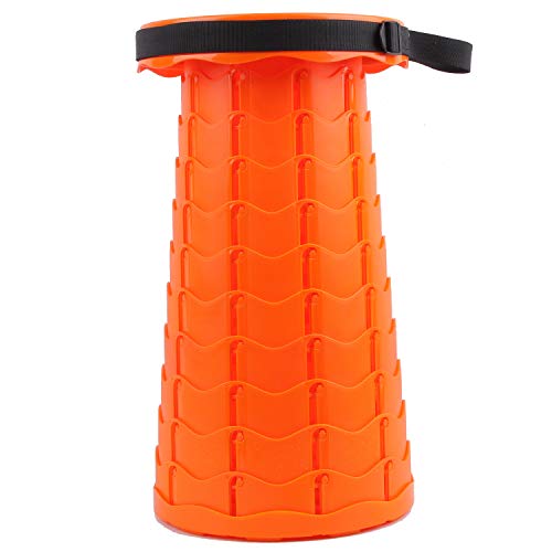 YJSD Tragbarer Teleskophocker, höhenverstellbar, Fischschuppenstruktur Stabiler, sehr nützlich zum Anschauen von Spielen, Konzerten, Sportveranstaltungen und Anderen Großveranstaltungen