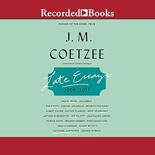 Late Essays Audiolibro Por J. M. Coetzee arte de portada