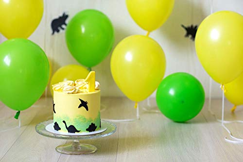 Treasures Gifted Solid Mustard Yellow Balloons - Opaque Light Yellow Balloons Bulk - Neon Yellow 12 Inch Balloons, Matte Balloons - Big Latex Balloons - Yellow Balloons 100 Pack #TOP5