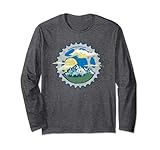 Cualquier persona que ama la aventura de carreras cuesta abajo, explorar y senderismo, ciclismo, camping, mochileros, viajes por carretera y más allá cavará este hermoso diseño de naturaleza retro de los años ochenta. ¡Sal y disfruta del aire libre!