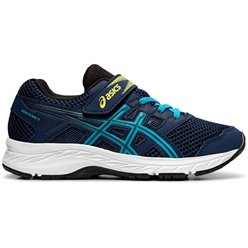 ASICS Kid's Contend 5 PS Running 3 Little Kid Navy/Blue2