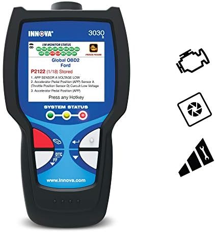 Innova 3030h OBD2 Scanner / Car Code Reader with Severity Alert and Emissions Check