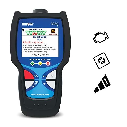 Innova 3030h OBD2 Scanner / Car Code Reader with Severity Alert and Emissions Check
