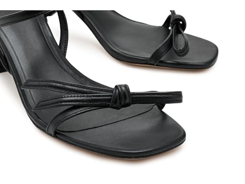 Image of kate spade new york Loop Smooth Leather Block Heel Sandal | Party Sandals