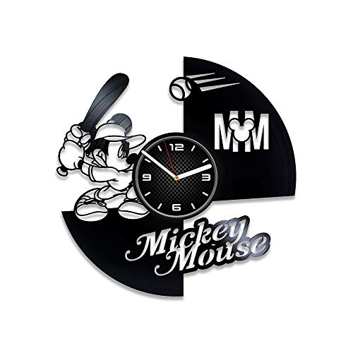 Decorstudioua Vinyl Record Wall Clock Mickey Mouse Disney Gift For Kids Mickey Mouse Clock Birthday Gift Mickey Mouse Vinyl Clock Disney Vinyl Clock Mickey Mouse Disney Clock Wall Clock Mickey Mouse #TOP2