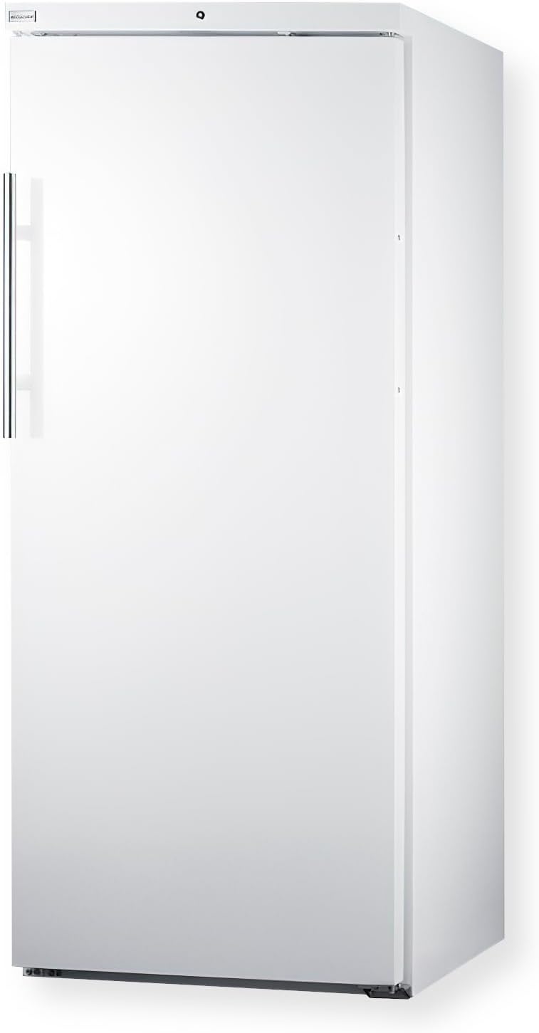 Accucold UFM19W Upright General Purpose Medical Freezer; Designed for the Storage of Samples, and Other Laboratory and Clinical Materials; 18.3 cu.ft Capacity; Manual Defrost; Dial Thermostat