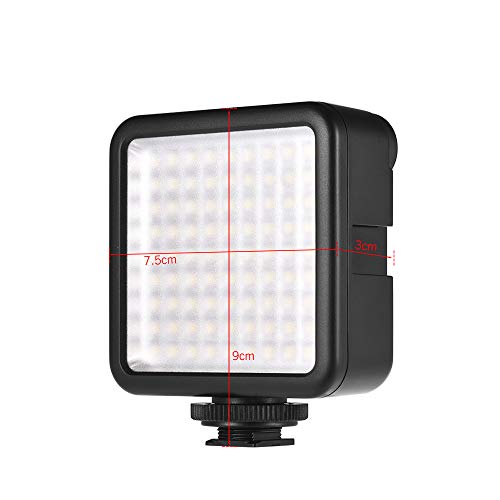 Docooler Andoer W81 Mini Câmera Interlock Led Painel De Luz 6.5 W Dimmable 6000 K Filmadora Lâmpada