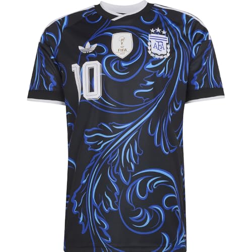 adidas Mens Argentina 26 Away Replica Jersey Black/Lucid Blue/Blue Burst 1 XX-Large