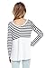 Chelsea Apparel - Girls Striped Pleated Back Detail Top MT1830