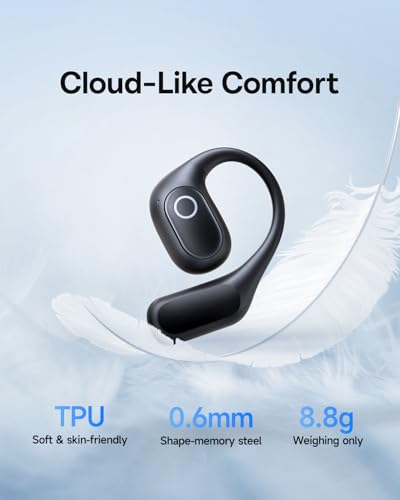 Baseus Eli 2i Fit Open-Ear Headphones, 8.8g Secure Fit, 36H Battery, BassUp Technology & Sound Leakage, IPX5 Waterproof, ENC Call, Comfortable for Cycling,Running,Workout image 3