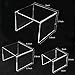 Acrylic Display Riser,Clear Display Stand for Jewelry Pedestal(6PCS)