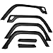 Rugged Ridge 11603.01 Factory Style Fender Flare Kit for 1997-2006 Jeep Wrangler TJ Models, Pack of 6